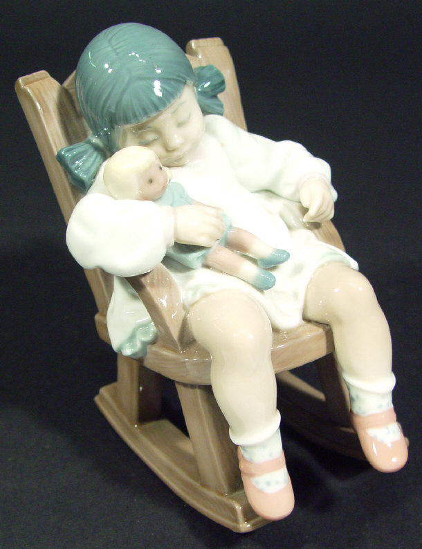 Appraisal: Lladro porcelain figure 'Nap Time' printed factory mark and impressed