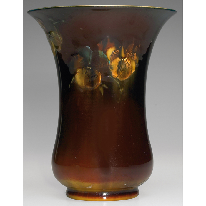 Appraisal: Rookwood vase flaring shape in a Standard glaze with detailed