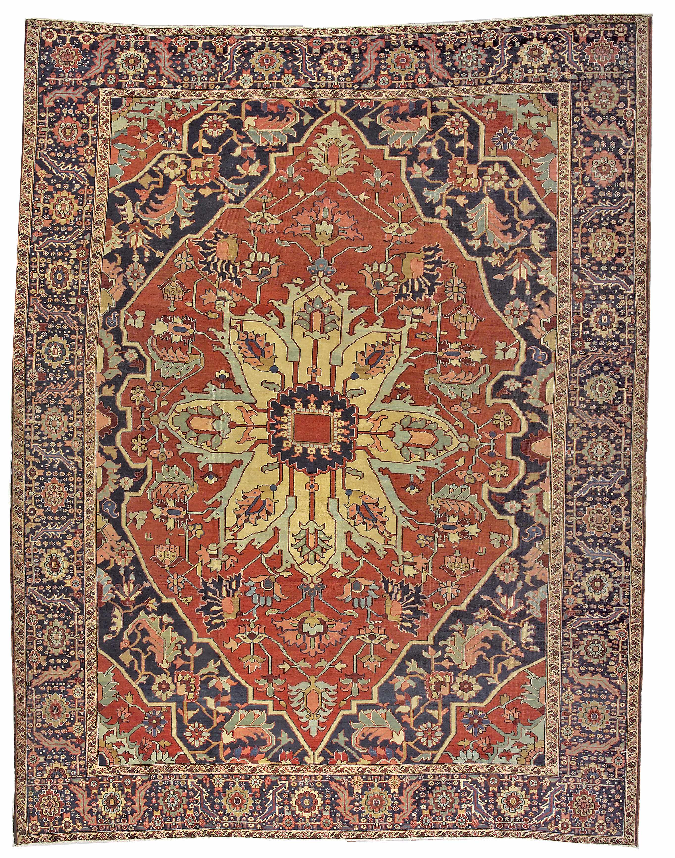 Appraisal: A Serapi carpet Northwest Persialate th centurysize approximately ft in