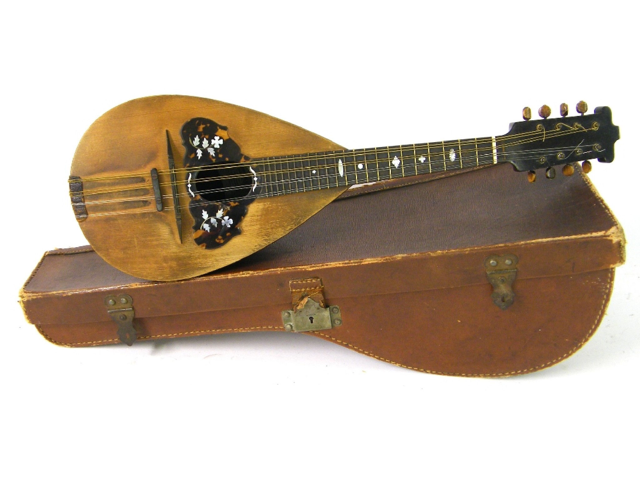 Appraisal: Good bowl back mandolin by and labelled G La Foley