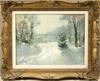 Appraisal: OOP - Path through woods in snow Kennebunk ME by