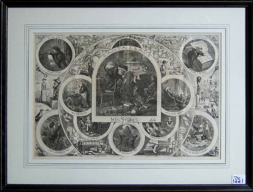 Appraisal: Thomas Nast lithograph titled Santa Claus x Provenance Titus Geesey