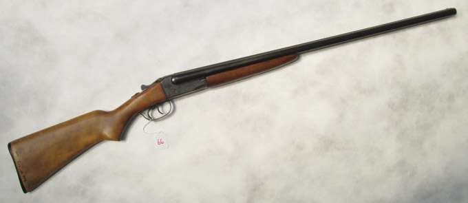 Appraisal: STEVENS MODEL DOUBLE BARREL SXS SHOTGUN gauge barrels hardwood stock