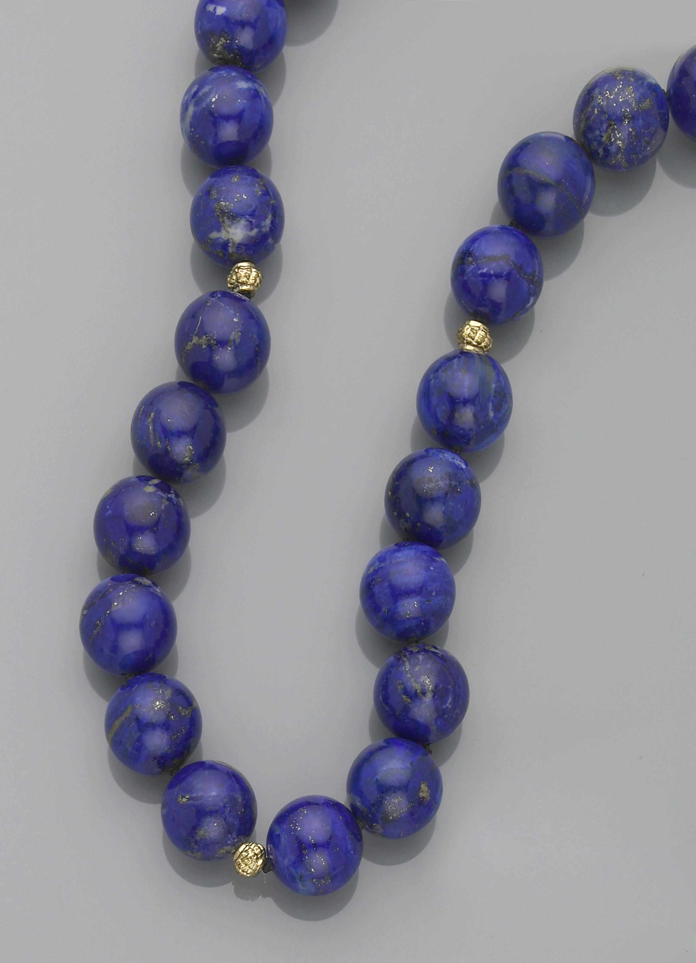 Appraisal: Property of a Southern California Private Collector Lapis Lazuli Bead