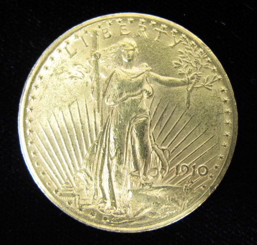 Appraisal: U S TWENTY DOLLAR GOLD COIN St Gaudens type -P