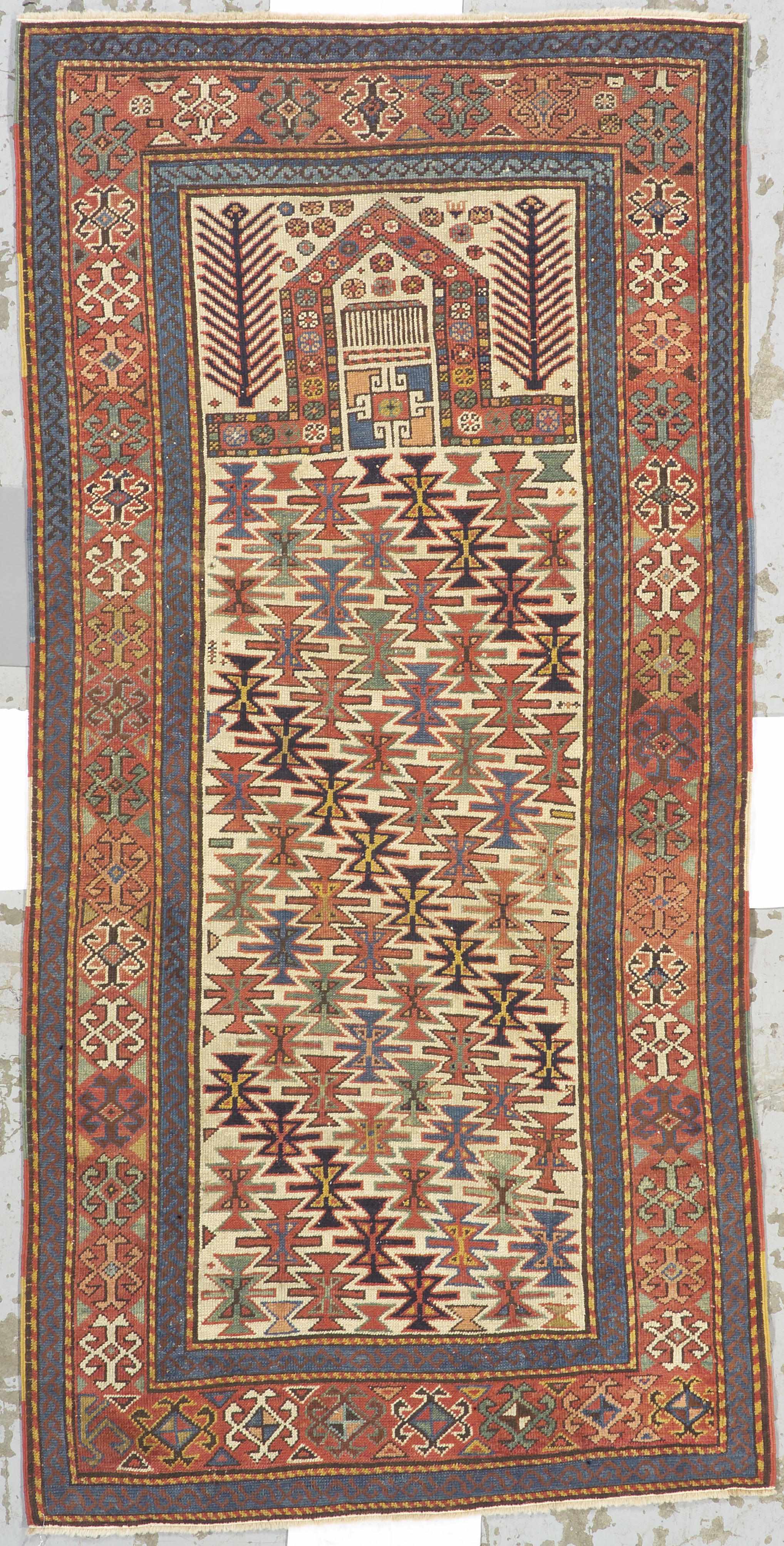 Appraisal: A Shirvan carpet Caucasuslate th centurysize approximately ft in x