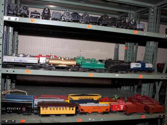 Appraisal: Seven assorted Lionel plastic bodied steam locomotives and tenders large