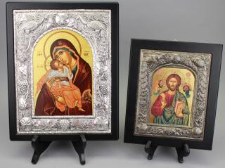 Appraisal: th C Russian Icons th C Russian Icons Sizes x