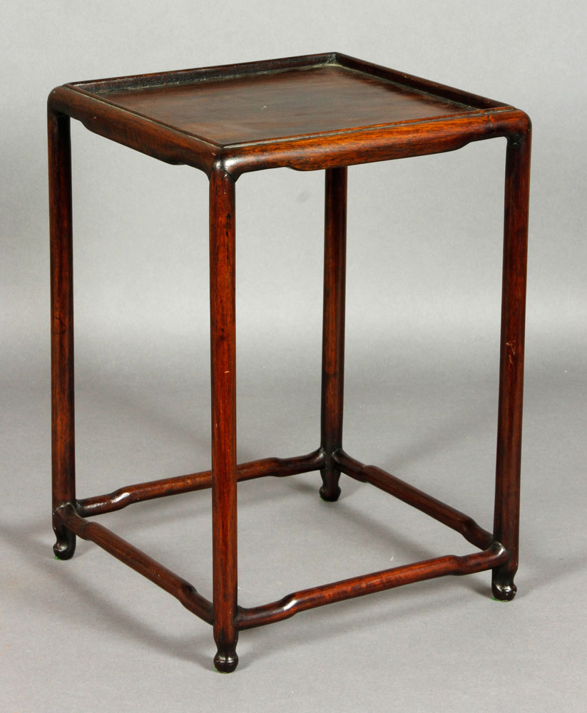 Appraisal: - Chinese Rosewood Stand Rosewood stand China h x d