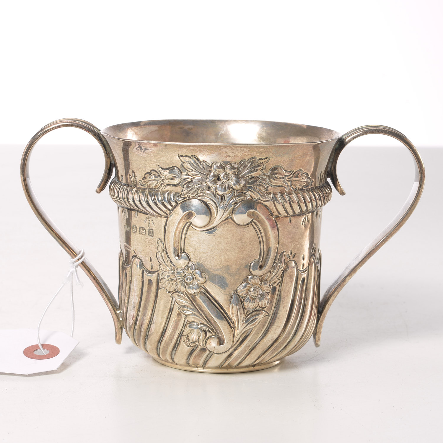 Appraisal: GEORGE D RATTRAY BRITISH STERLING LOVING CUP Early th c