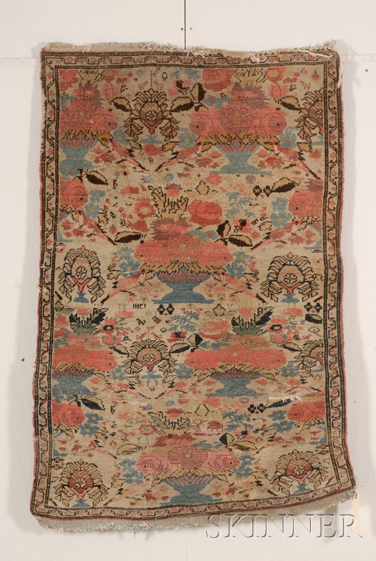 Appraisal: Zilli-Sultan Rug Northwest Persia late th century two small crease