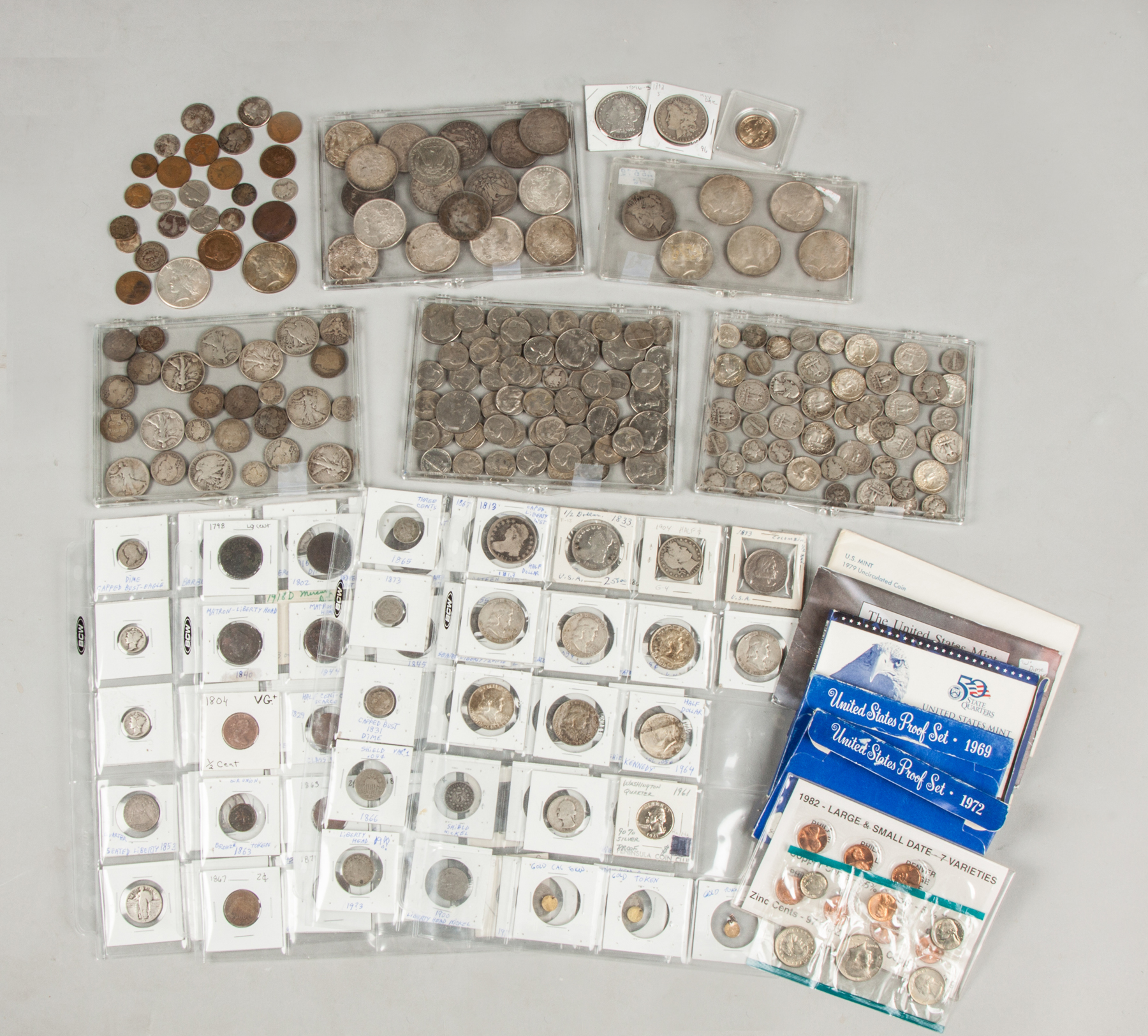 Appraisal: Large Coin Collection Silver dollars dollars etc