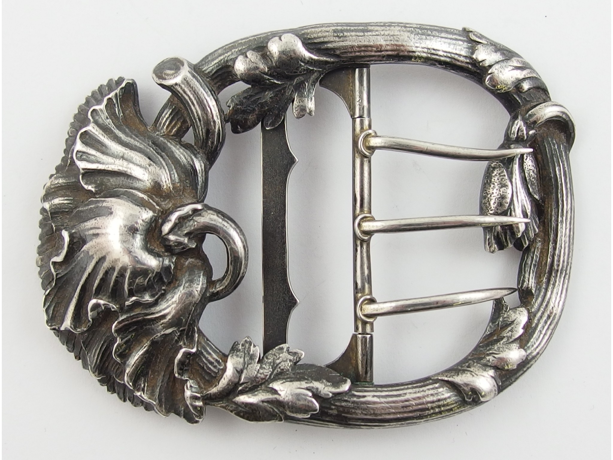 Appraisal: A French Art Nouveau buckle by Henri Teterger circa depicting