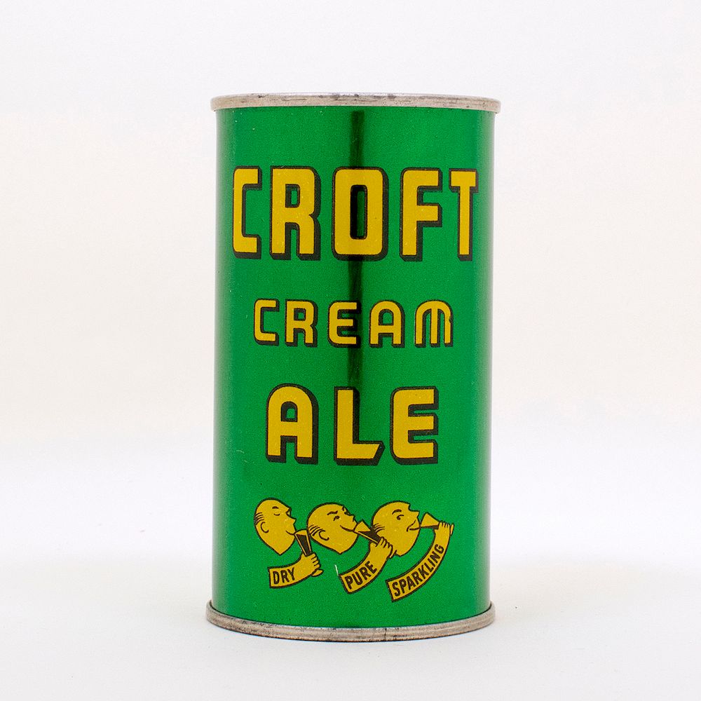 Appraisal: Croft Cream Ale Lemon Heads Flat Top Reference USBC I