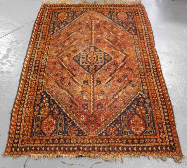 Appraisal: Semi Antique Caucasian Carpet From a Traverse MI home Dimensions