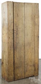 Appraisal: Primitive Pennsylvania painted pine canning cupboard th c retaining an