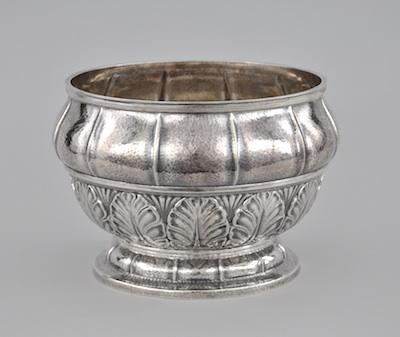 Appraisal: A Danish Silver Centerpiece Bowl L Berth Copenhagen The large