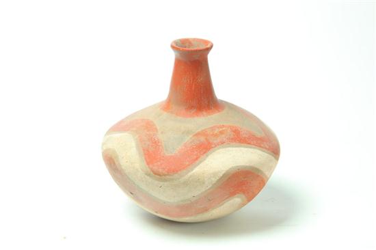 Appraisal: PREHISTORIC POTTERY WATER BOTTLE Quapaw culture ca - Phillips County