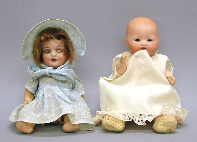 Appraisal: Pair of character baby dolls Germany a A M Blue