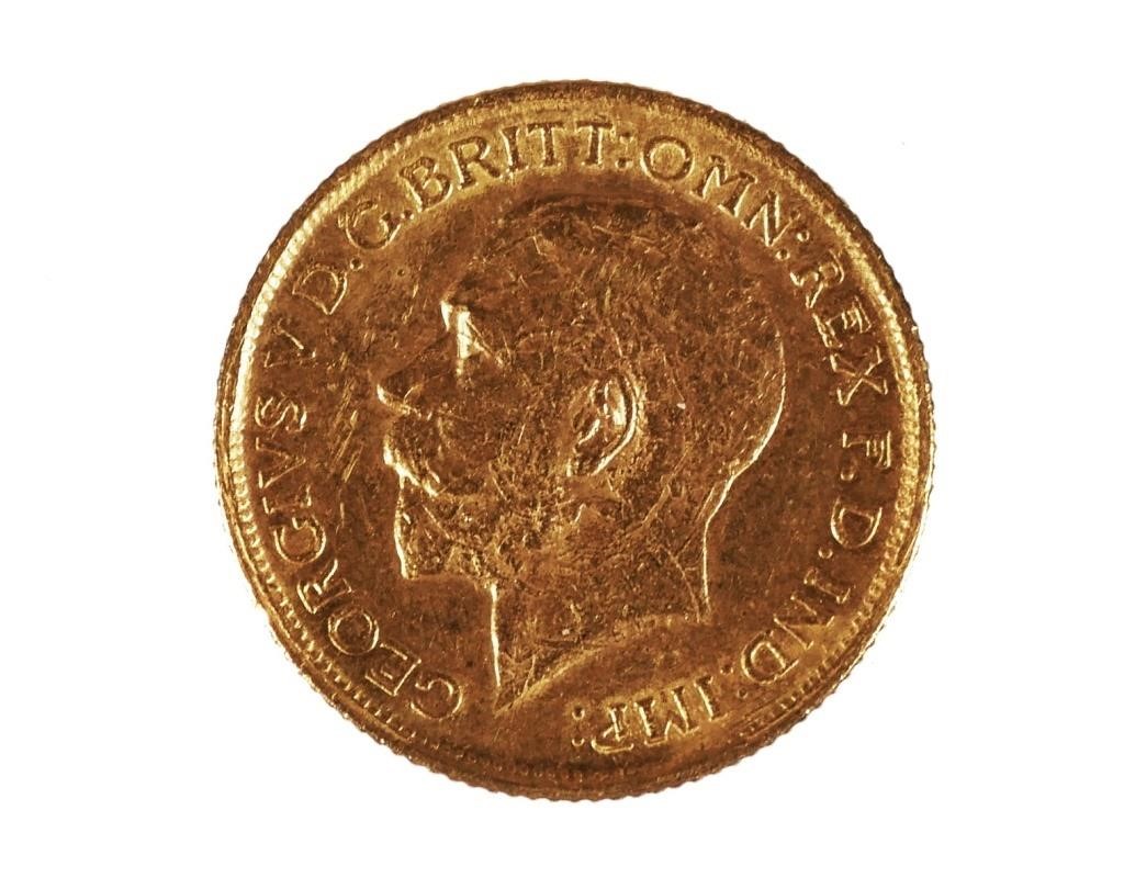 Appraisal: George V gold full sovereign about grams P mint mark