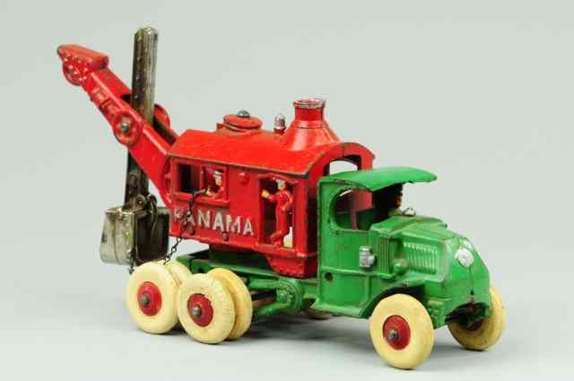 Appraisal: HUBLEY PANAMA DIGGER Hubley large scale cast iron steam shovel