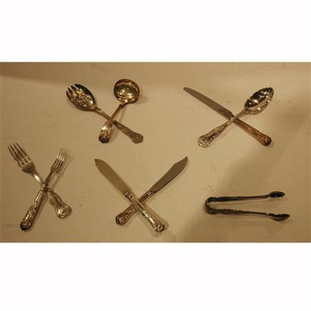 Appraisal: Group of Silver Plated Flatware Articles Estimate -