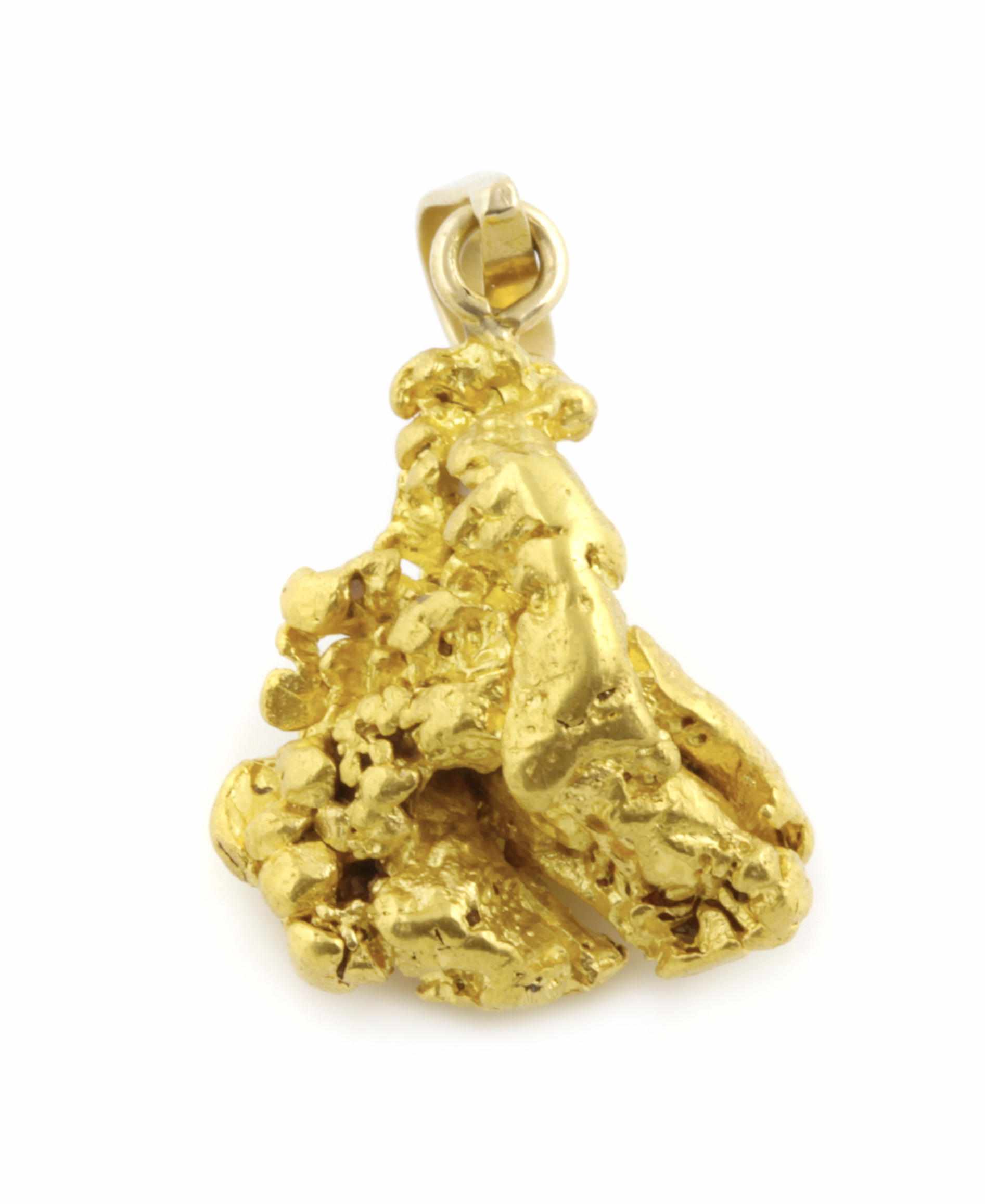 Appraisal: Gold Nugget Pendant South AfricaA robust and attractive gold nugget