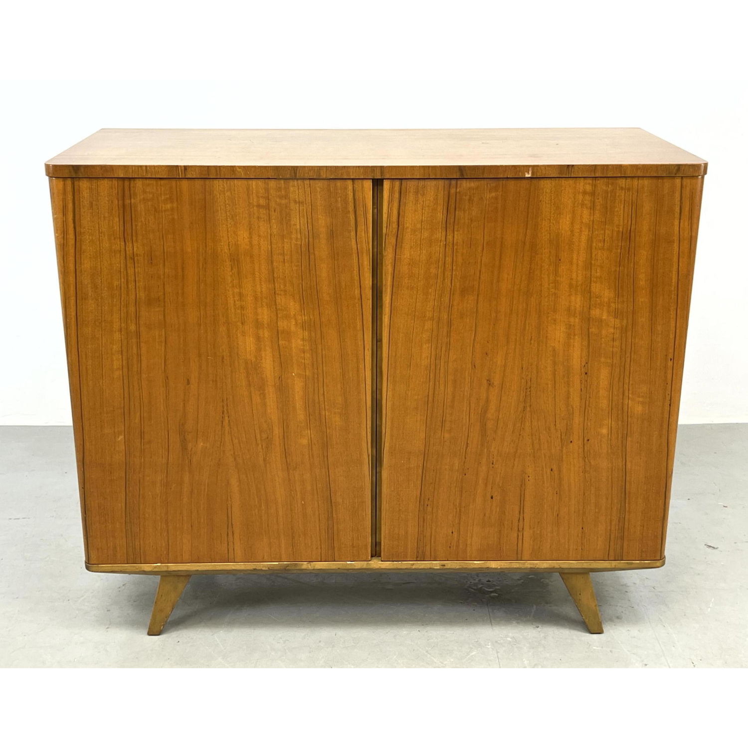 Appraisal: Mid Century Modern Two Door Server Cabinet Interior fitted with