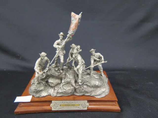 Appraisal: Chilmark Civil War Figurine Rebel Yell by Francis Burnum pewter