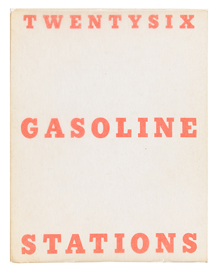 Appraisal: RUSCHA EDWARD Twentysix Gasoline Stations Illustrated with reproductions of Ruscha's