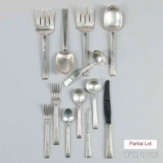 Appraisal: Frederick Stark International Silver Flatware Sterling silver and stainless steel