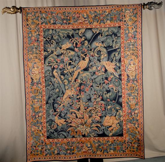 Appraisal: A Woven Tapestry The Aristolochia Leaves by Tapisseries du Lion