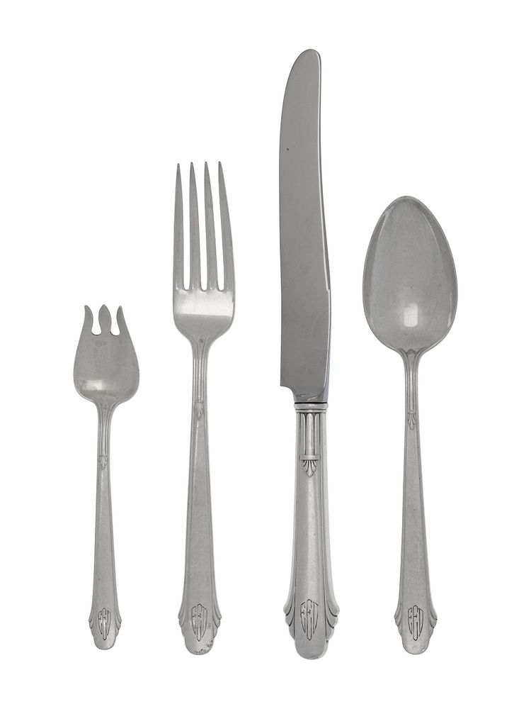 Appraisal: An American Silver Flatware Service An American Silver Flatware Service