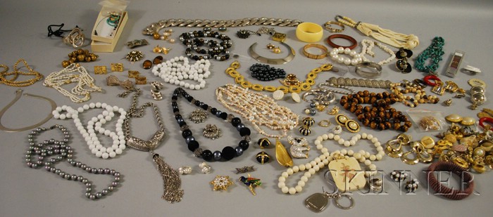 Appraisal: Large Group of Silver and Costume Jewelry including Mexican sterling