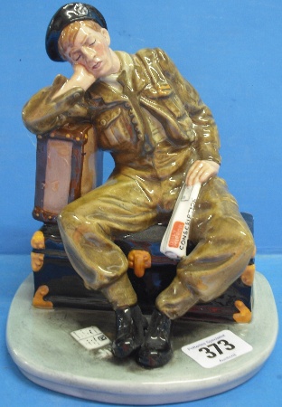 Appraisal: Royal Doulton Figure The Railway Sleeper HN With Certificate