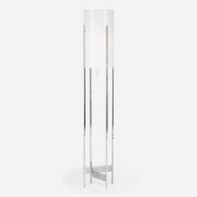 Appraisal: Modern FLOOR LAMP c chrome-plated steel acrylic h w d