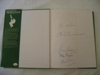 Appraisal: The Thoughts of Trueman Now by Fred Trueman signed by