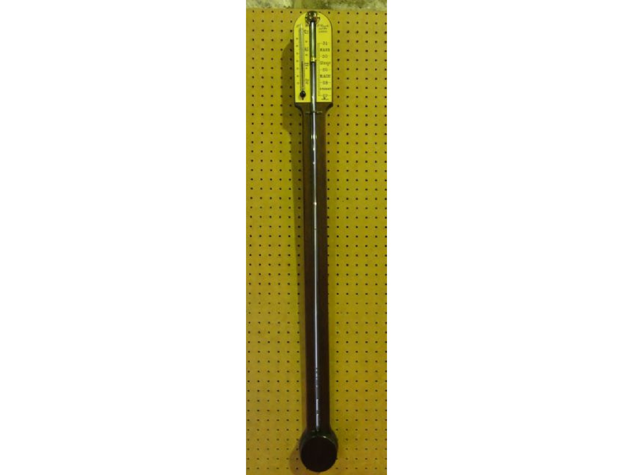 Appraisal: A simple stick barometer by F C Comitti Son of