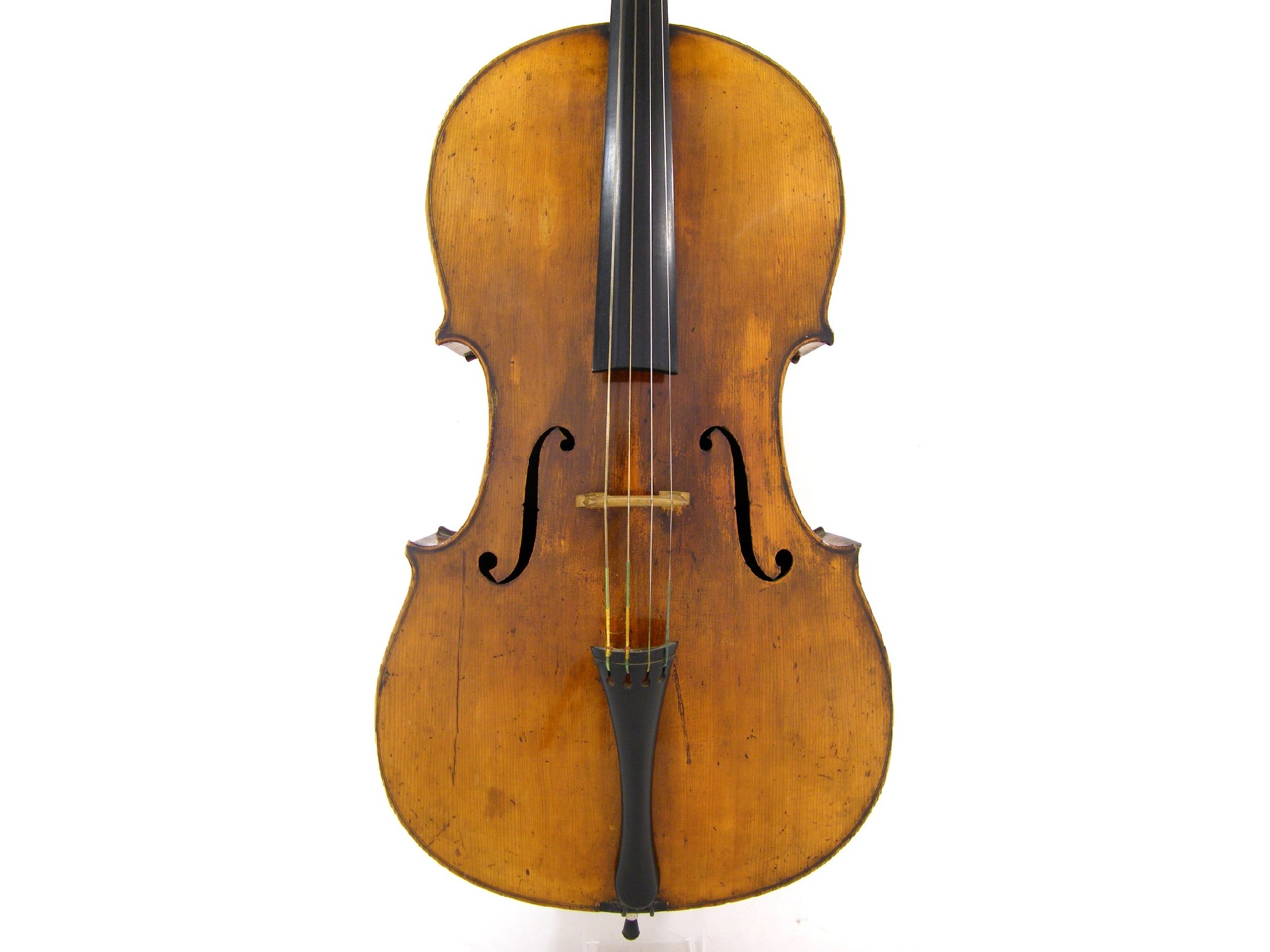 Appraisal: th century German violoncello by and labelled Wolff Bros the