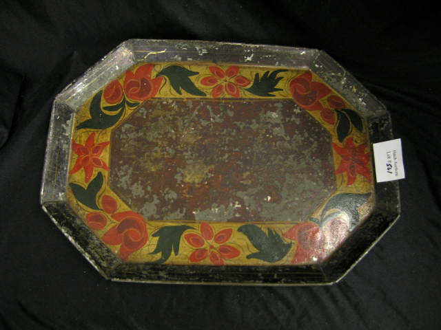 Appraisal: Early Tole Decorated Tray