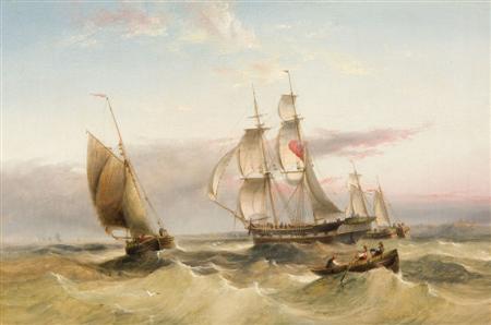 Appraisal: HENRY REDMORE - 'OFF GORLESTON' Inscribed on old label on