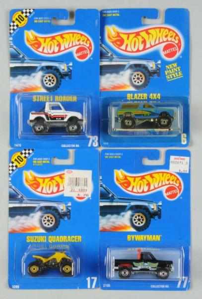 Appraisal: Lot of Mattel Hot Wheels Blue Card Vehicles Description Includes