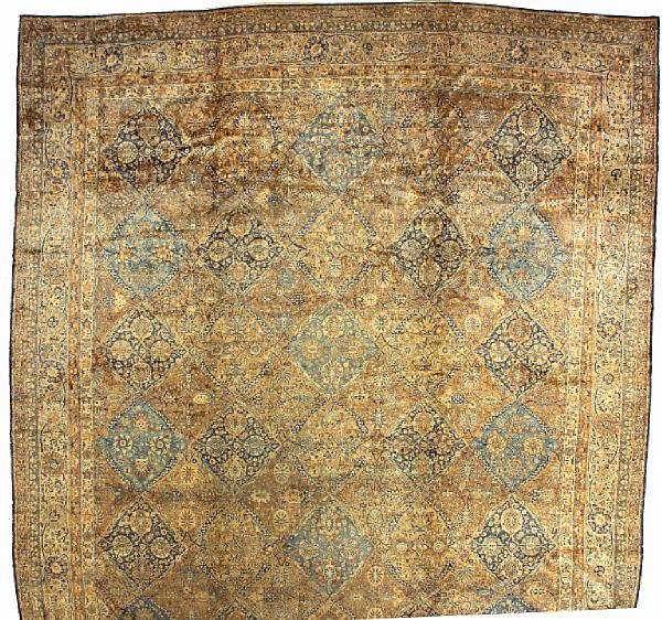 Appraisal: A Kerman carpet Central Persia circa size approximately ft in