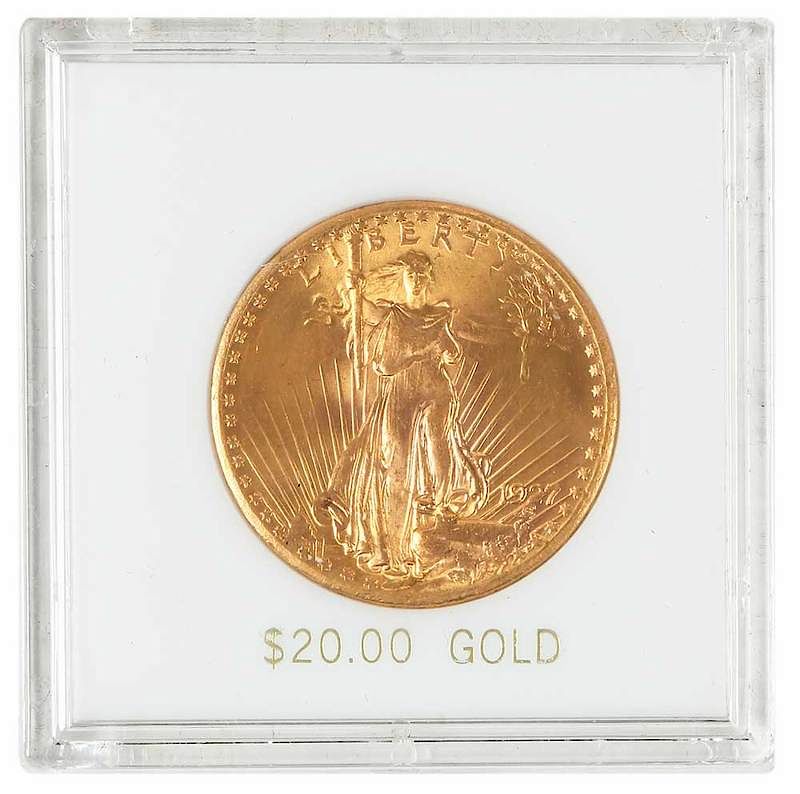 Appraisal: St Gaudens Gold Double Eagle from Provenance Private Collection Asheville