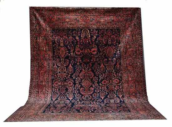 Appraisal: Antique Persian Sarouk carpet circa ' '' x ' ''