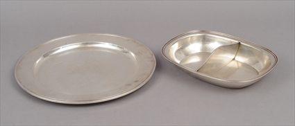 Appraisal: Gorham Sterling Silver Round Tray Together with a Lebolt Co