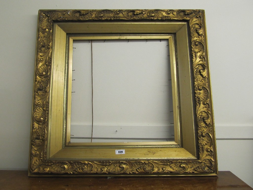 Appraisal: Decorative gilt picture frame