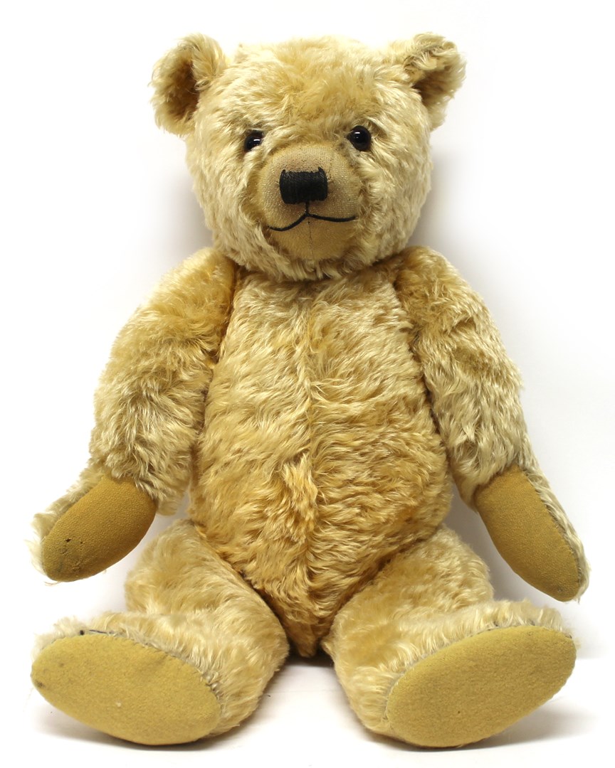 Appraisal: A Chiltern teddy bear circa with orange glass eyes plush