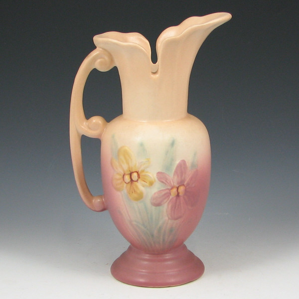 Appraisal: Hull Iris - Pitcher - Mint Iris pitcher in cream