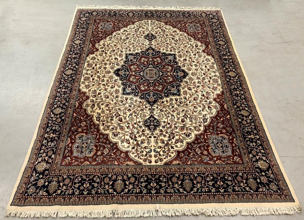 Appraisal: Room Size Heriz Persian Carpet Room size Heriz Persian carpet